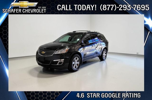 2017 Chevrolet Traverse 2LT 2LT in Mosaic Black Metallic — front three-quarter view