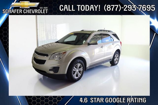 2013 Chevrolet Equinox LT 1LT in Champagne Silver Metallic — front three-quarter view