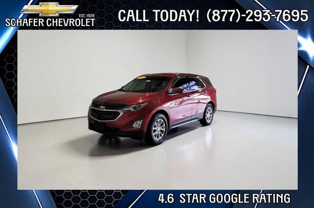 2018 Chevrolet Equinox LT in Cajun Red Tintcoat — front three-quarter view